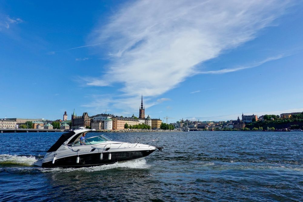 En härlig färd med båt till Sandhamn från Stockholm